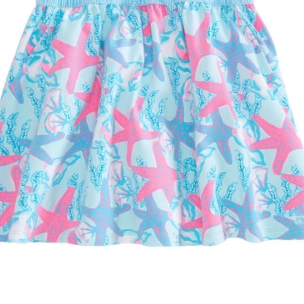 Vineyard Vines girls Starfish skirt size 14 NWT